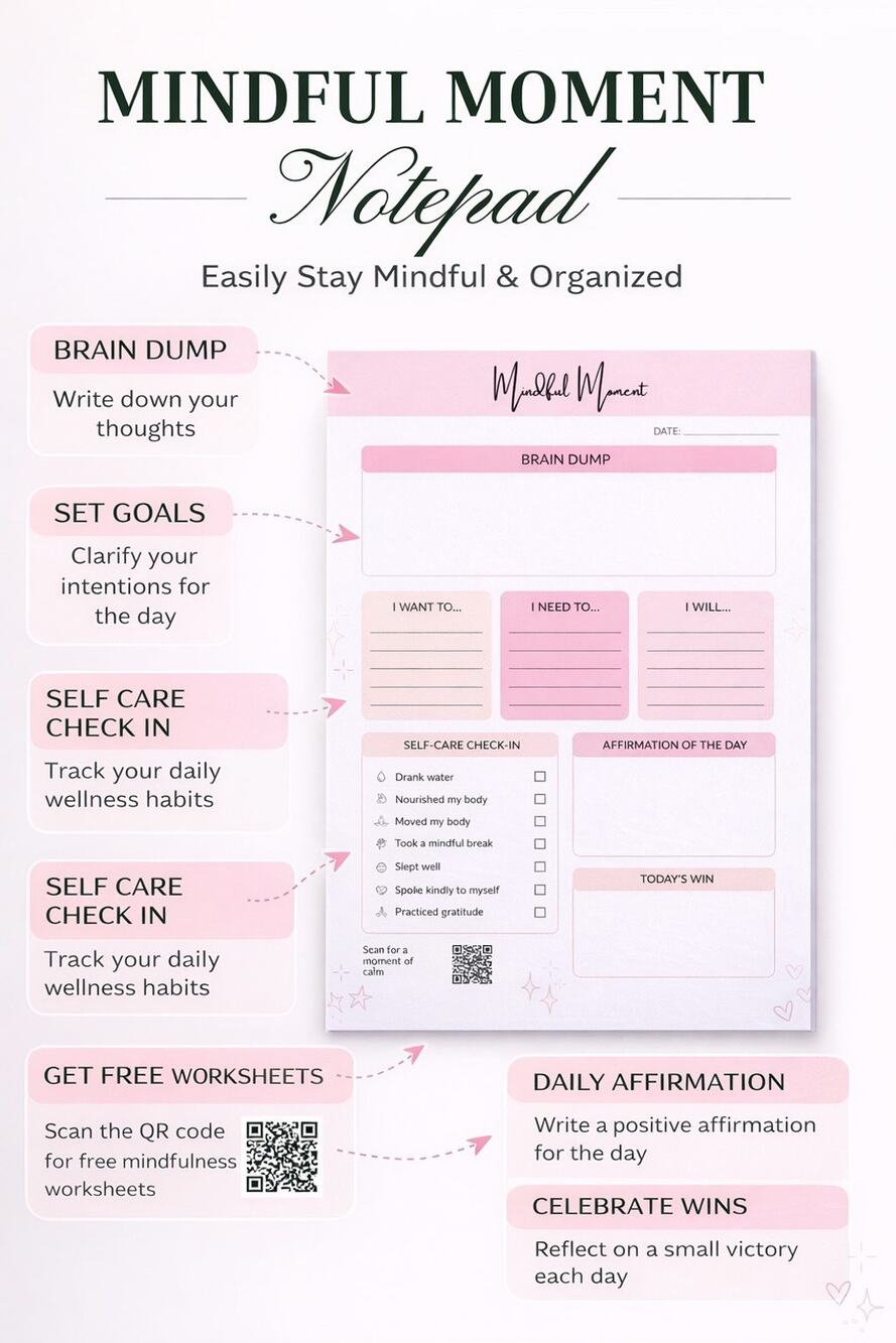 ADHD Daily Planner Notepad for Neurodivergent Adults - Productivity Daily Planne